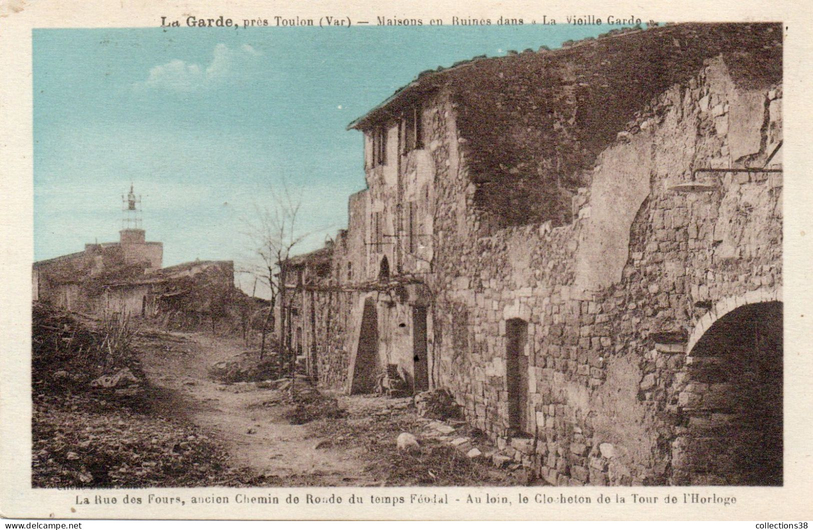 La Garde, Près Toulon - Maisons En Ruines Dans La "Vieille Garde" - La Rue Des Fours, Ancien Chemin De Ronde... - La Garde