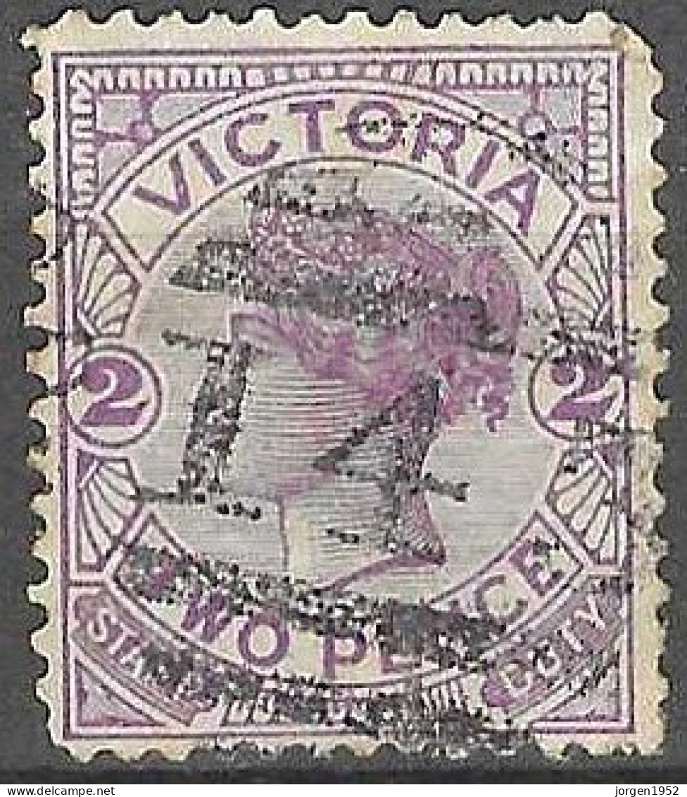 AUSTRALIA # VICTORIA FROM 1886-98  STAMPWORLD 106a - Gebruikt