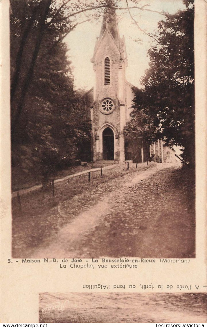 FRANCE - La Bousselaie-en-Rieux - Maison Notre-Dame De Joie - La Chapelle - Vue Extérieur - Carte Postale Ancienne - Andere & Zonder Classificatie