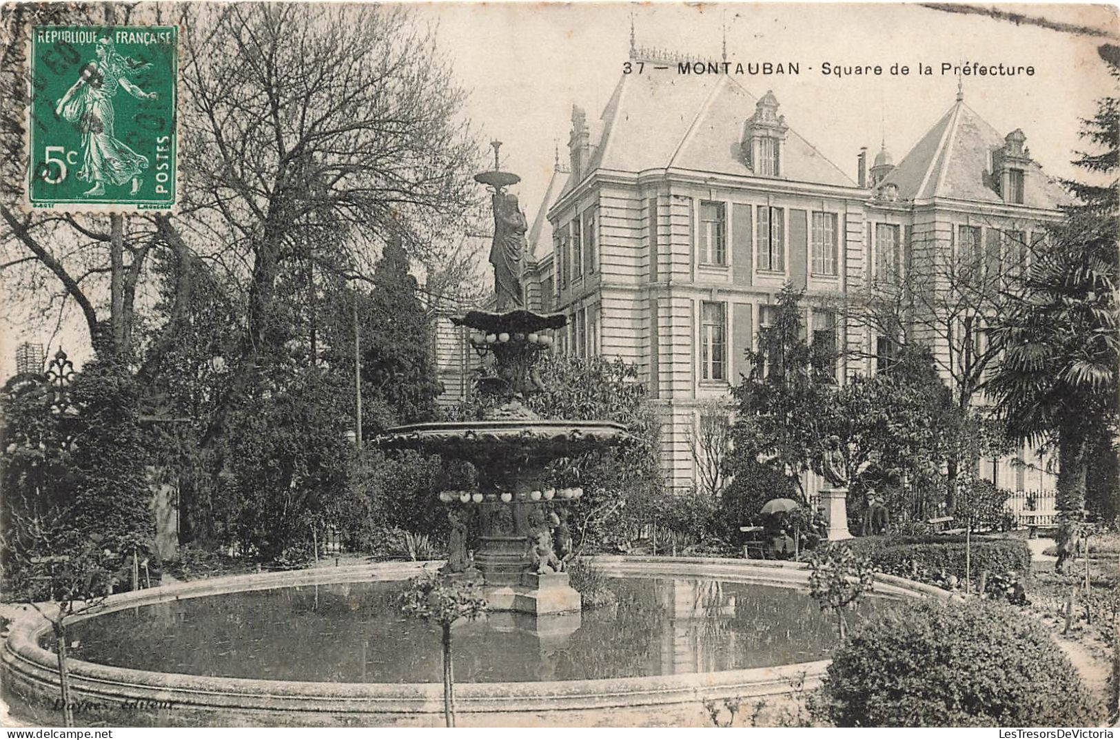 FRANCE - Montauban - Square De La Préfecture - Carte Postale Ancienne - Montauban