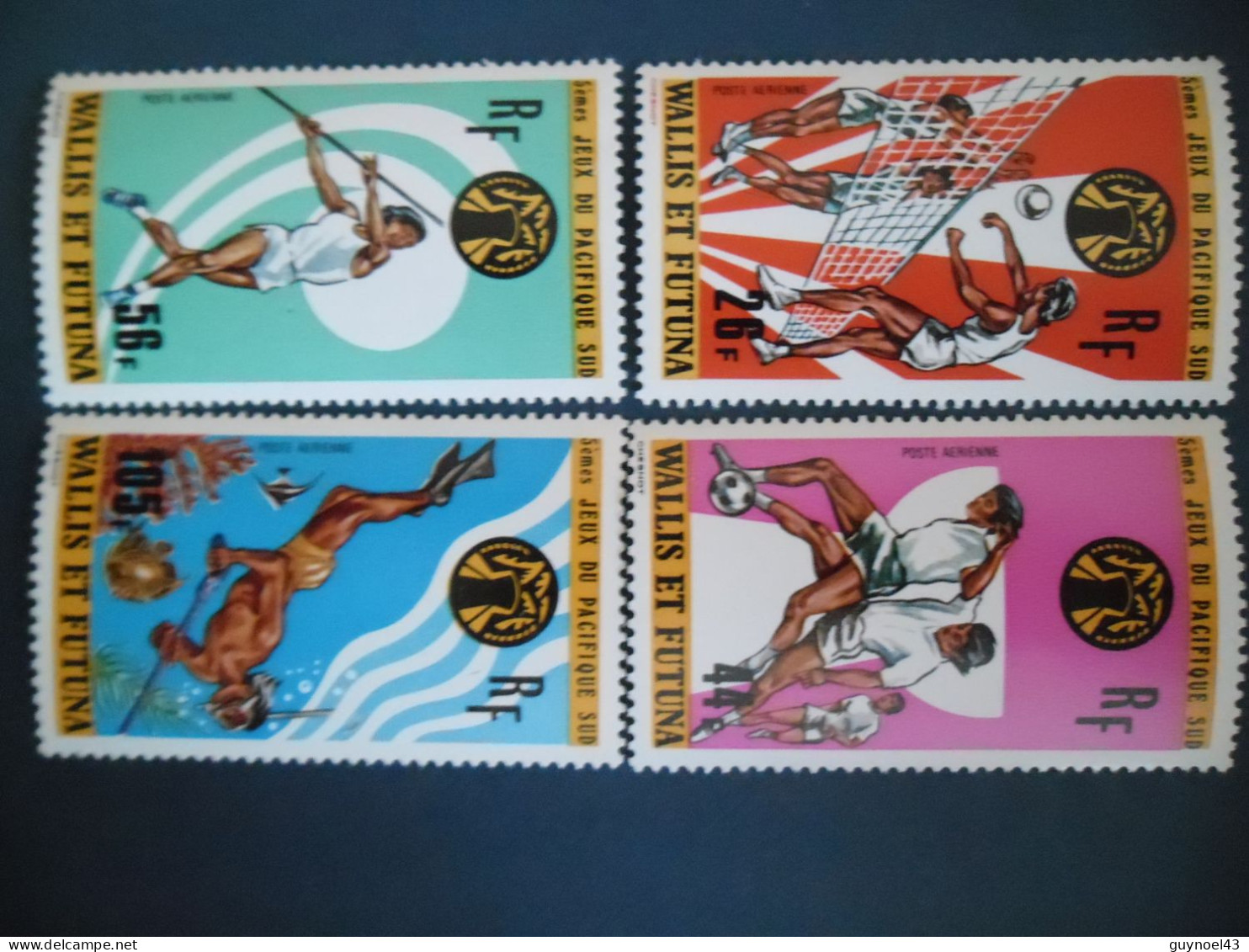 1975 Y/T PA63 à 66 " Jeux Du Pacifique Sud " Neuf*** Cote 23,00 - Unused Stamps