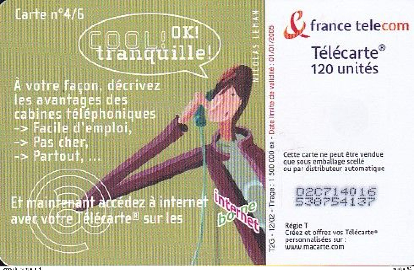 F1229B  12/2002 - COOL TRANQUILLE 4 - 120 OB2 - 2002