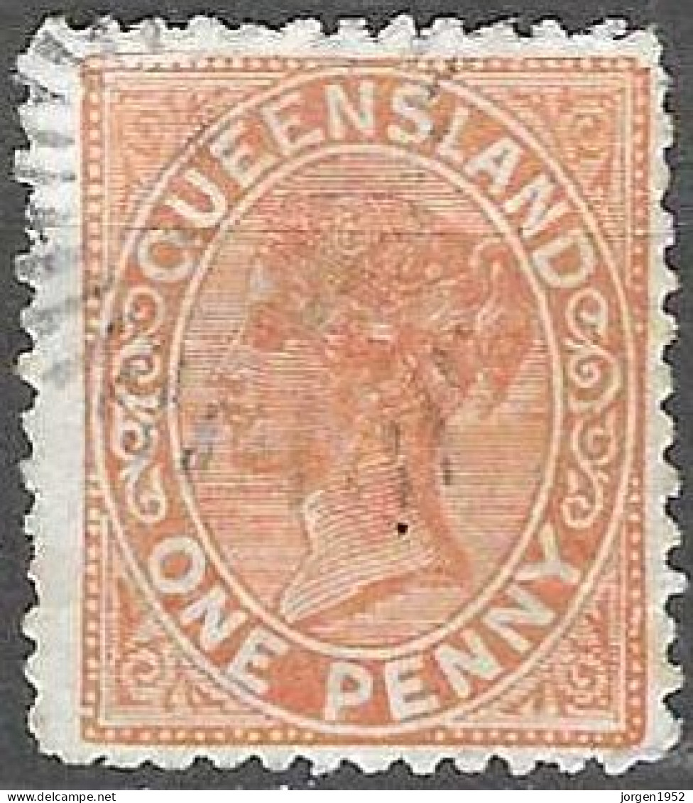 AUSTRALIA # QUEENSLAND FROM 1879-81  STAMPWORLD 40 - Oblitérés