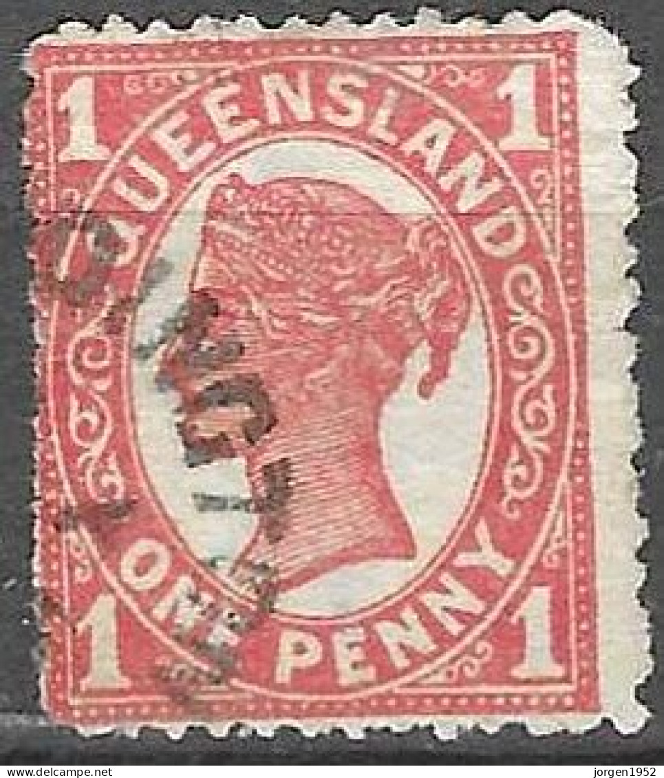 AUSTRALIA # QUEENSLAND FROM 1882-83  STAMPWORLD 53A - Gebraucht