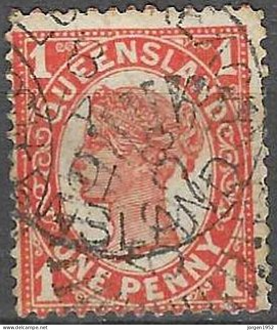 AUSTRALIA # QUEENSLAND FROM 1882-83  STAMPWORLD 53A - Used Stamps