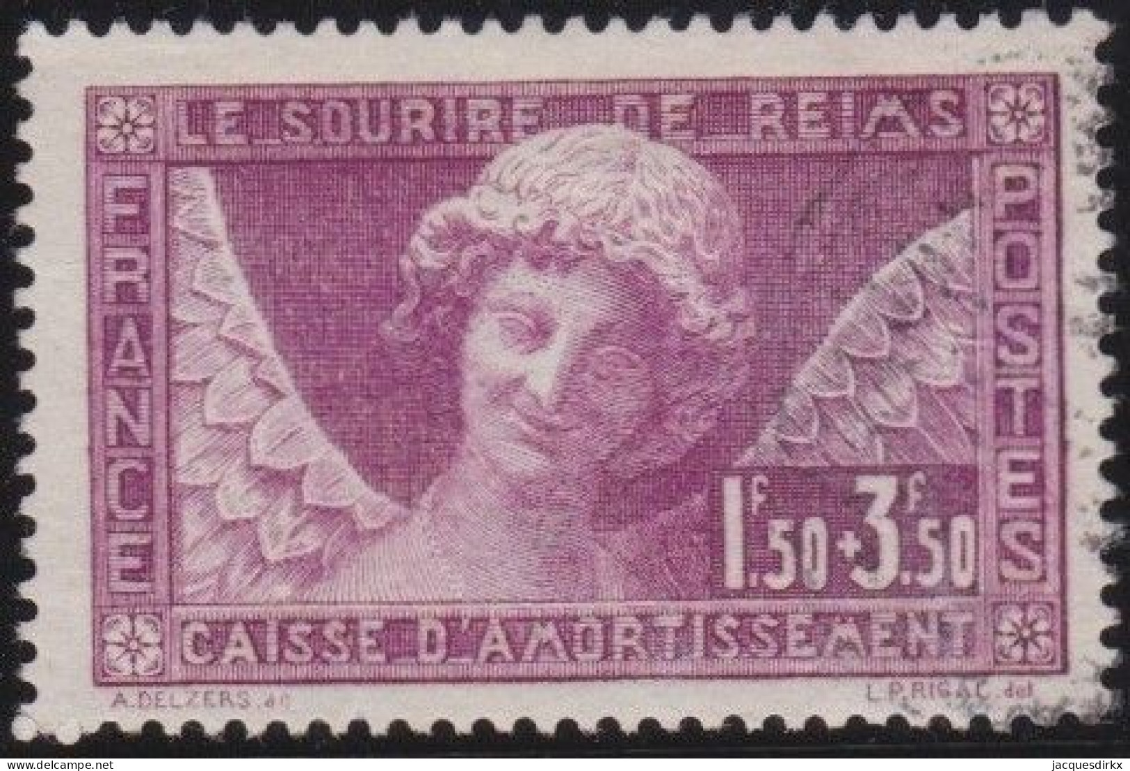 France  .  Y&T   .     256  (2 Scans)       .   O      .    Oblitéré - Used Stamps