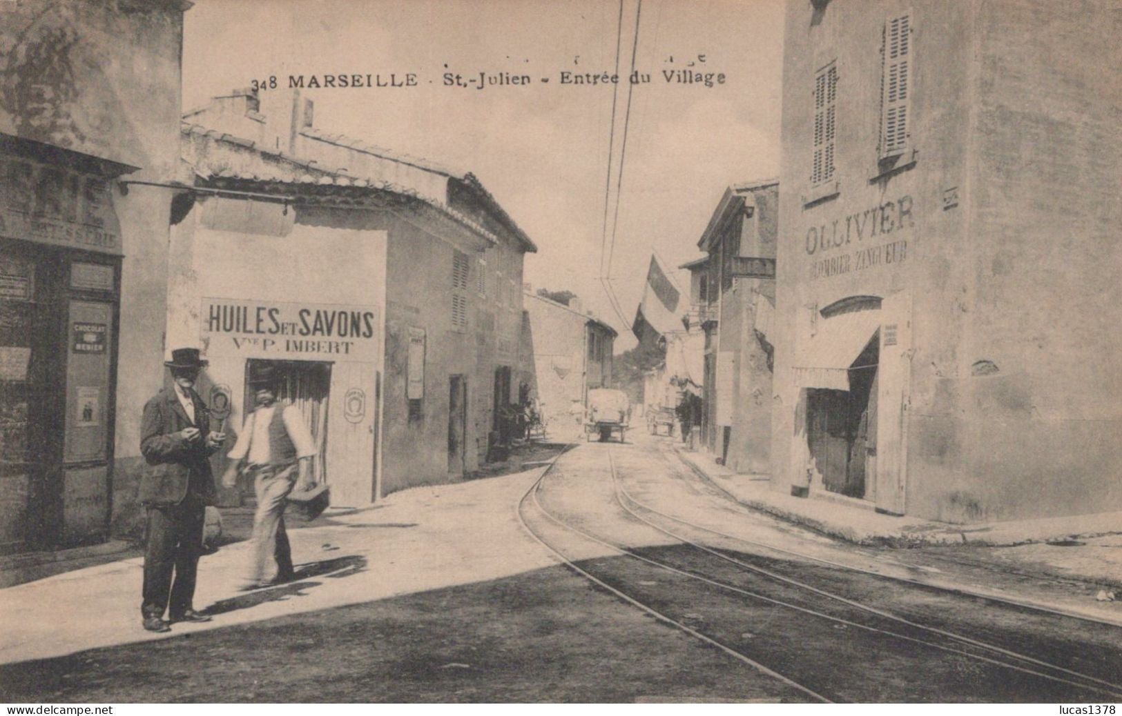 13 / MARSEILLE / SAINT JULIEN  / ENTREE DU VILLAGE / GUENDE 348 - Saint Barnabé, Saint Julien, Montolivet