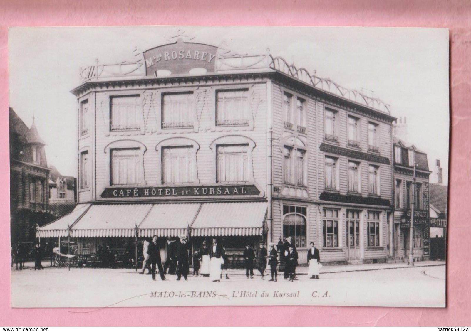 PHOTO - PHOTOGRAPHIE : DUNKERQUE  -  HÔTEL DU KURSAAL   - REPRODUCTION - Lugares