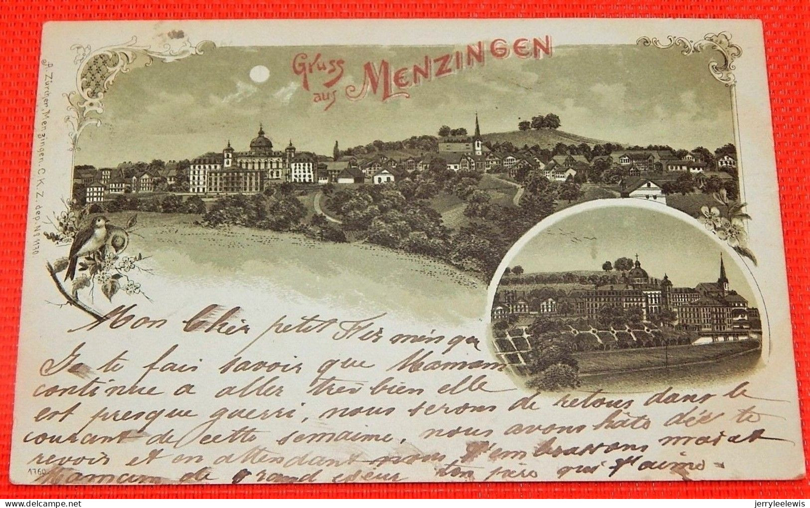 MENZINGEN  -  Gruss Aus Menzingen  -  1899 - Menzingen