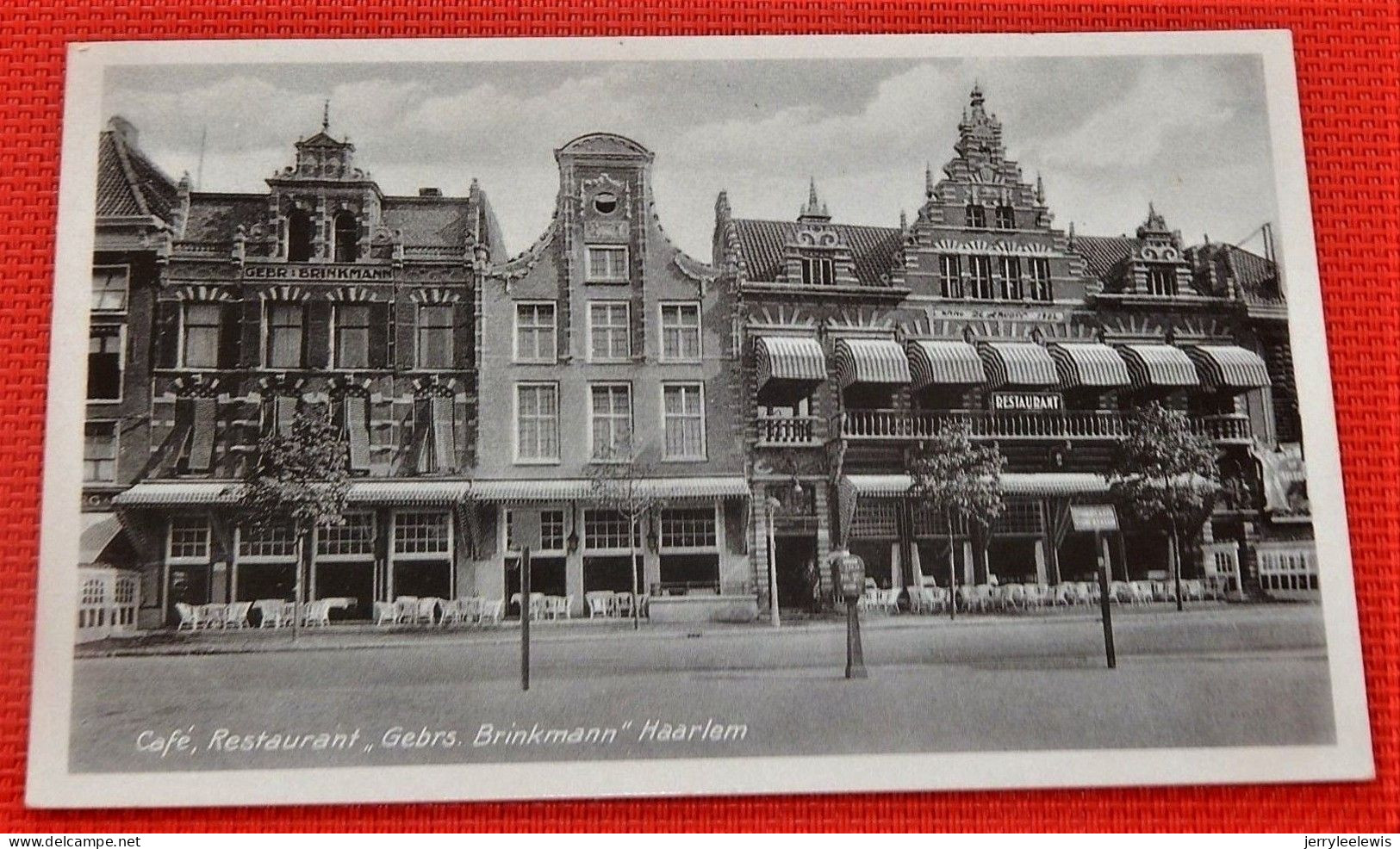 HAARLEM  -  Café Restaurant " Gebrs Brinkmann " - Haarlem