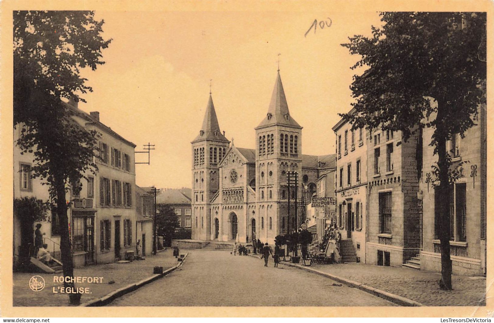 FRANCE - Rochefort - L'Eglise - Rue Déserte - Nels - Cartes Postales Ancienne - Rochefort