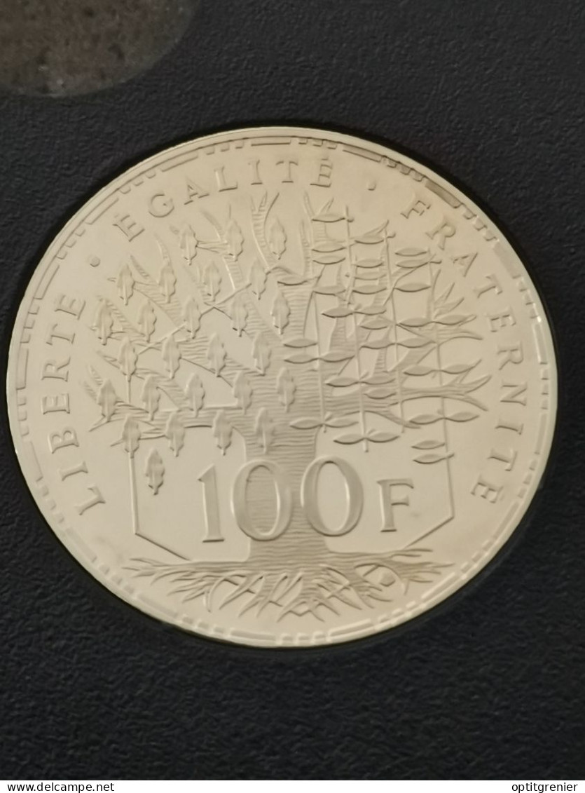 100 FRANCS PANTHEON ARGENT 2001 BE UNC FRANCE LEGERE PATINE / ISSUE DU COFFRET / SILVER - 100 Francs