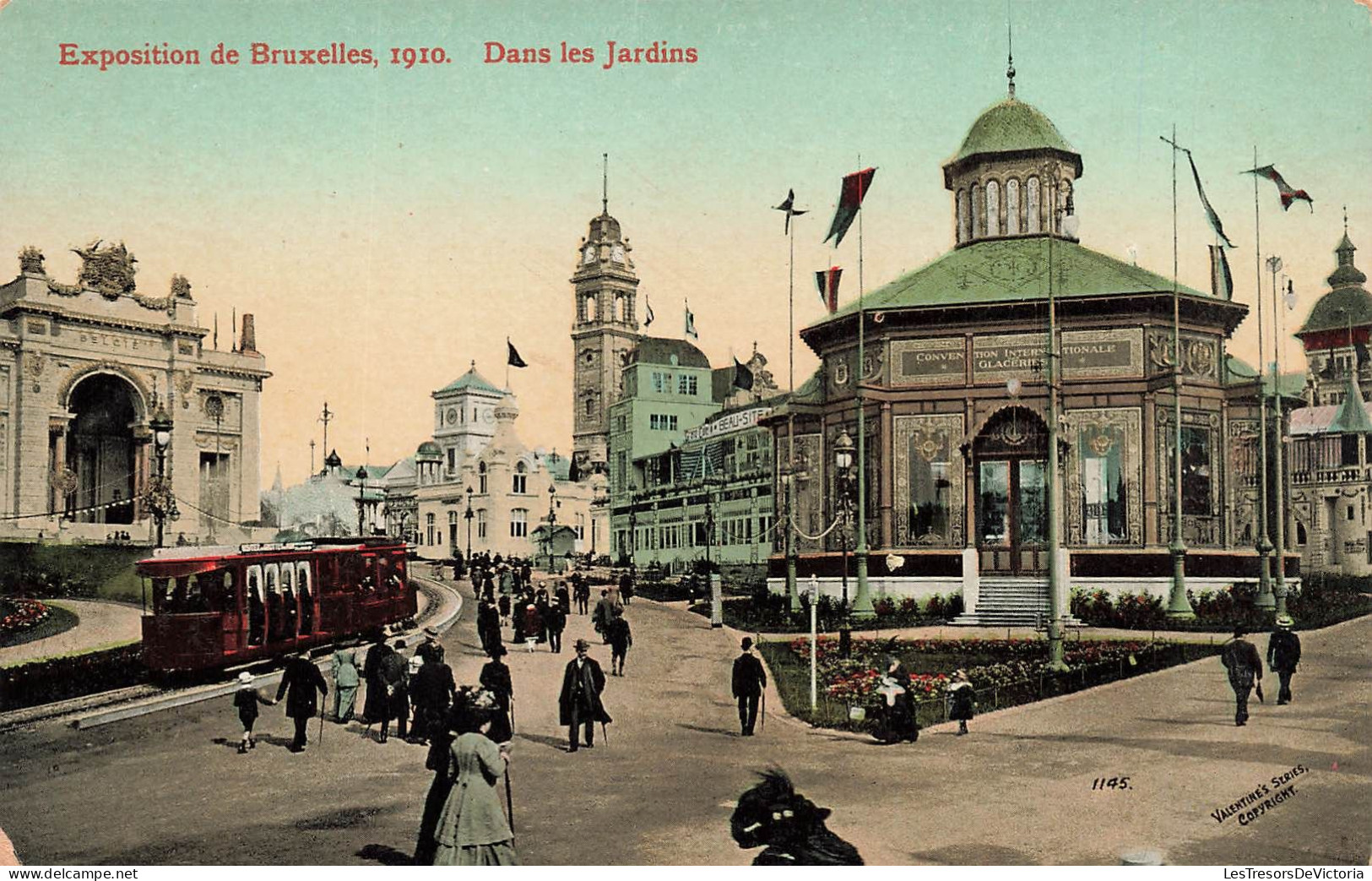 BELGIQUE - Bruxelles - Expositions Universelles 1910 - Dans Les Jardins - Carte Postale Ancienne - Universal Exhibitions