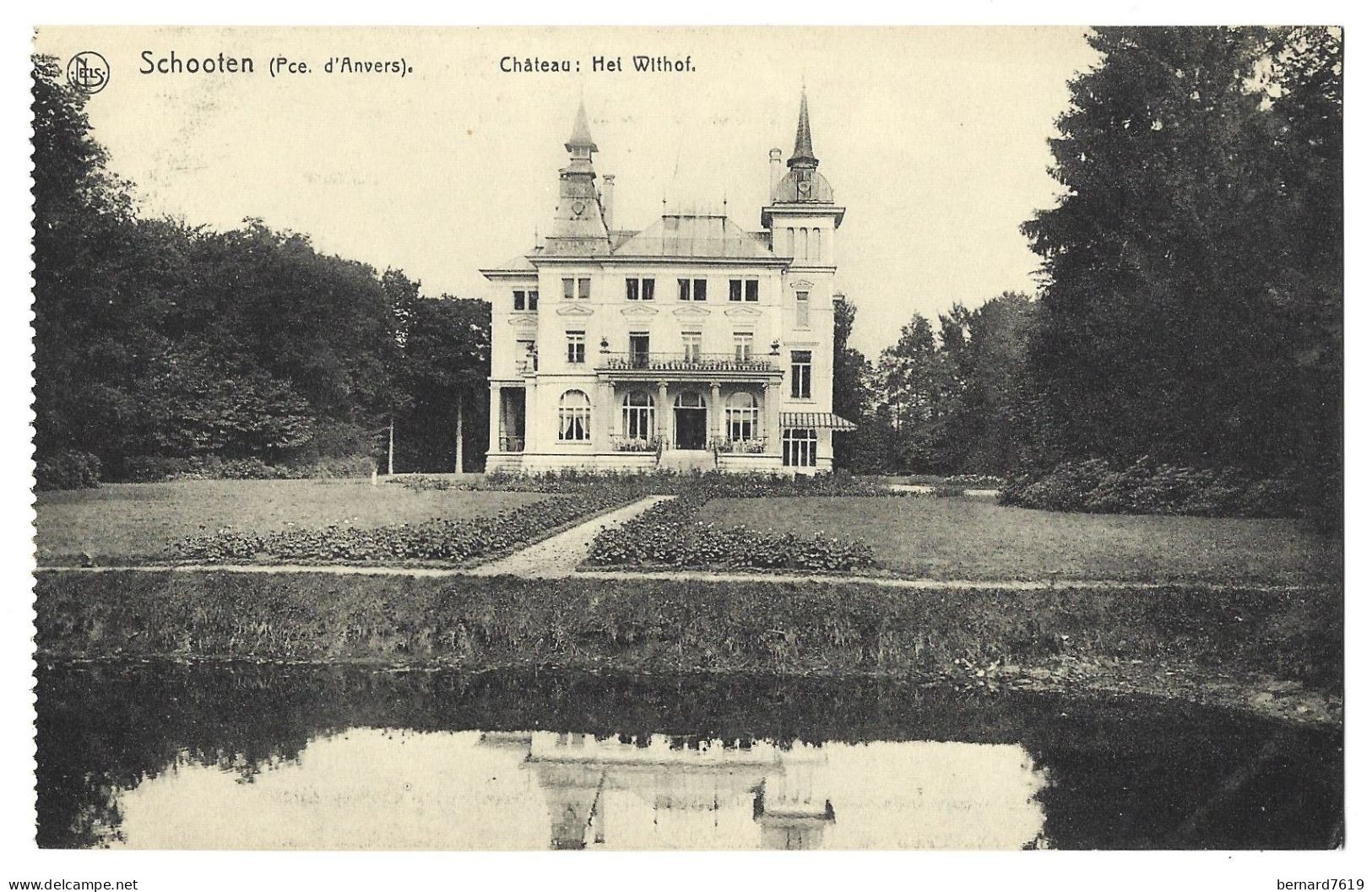 Belgique  -  Schooten  -  Chateau   De Hei Withof - Melle Ullenb  De Schooten - Schoten