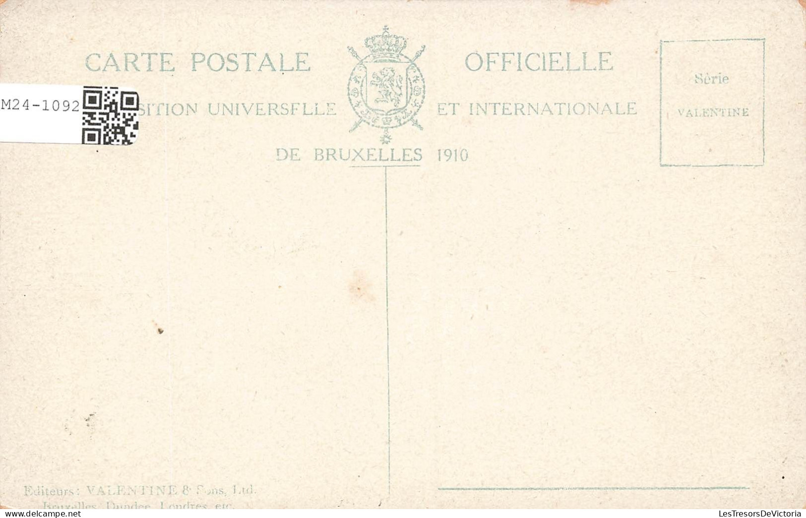BELGIQUE - Bruxelles - Expositions Universelles 1910 - Avenue Des Concessions - Carte Postale Ancienne - Universal Exhibitions