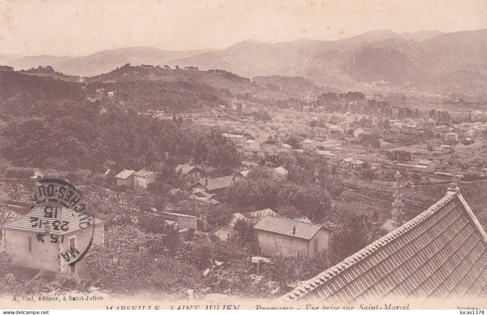 13 / MARSEILLE / SAINT JULIEN / PANORAMA / VUE PRISE SUR SAINT MARCEL - Saint Barnabé, Saint Julien, Montolivet