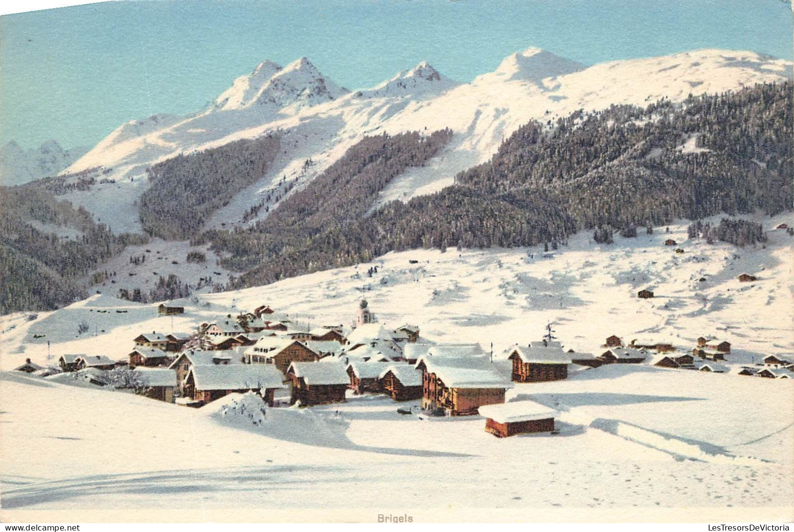 SUISSE - Brigels - Chalets Enneigés - Montagnes  - Cartes Postales - Breil/Brigels