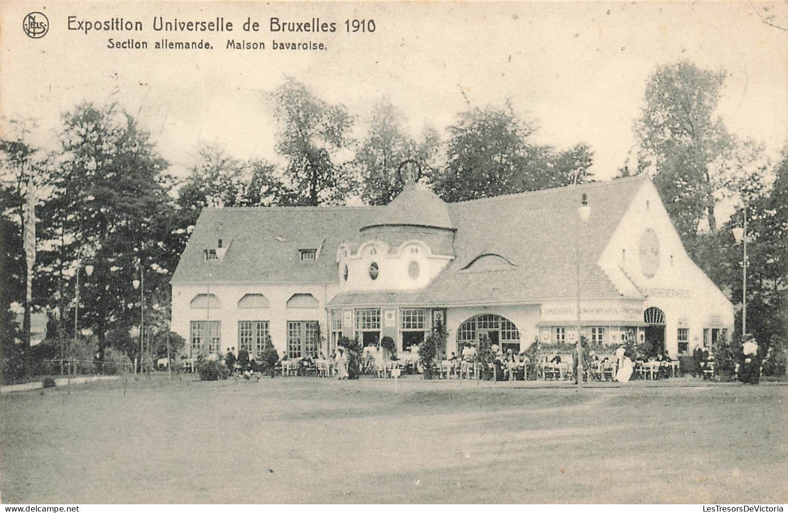 BELGIQUE - Bruxelles - Expositions Universelles 1910 - Section Allemande - Maison Bavaroise - Carte Postale Ancienne - Expositions Universelles