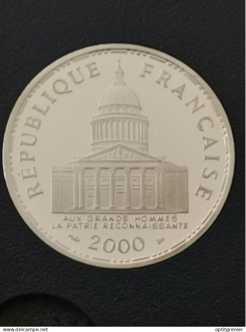 100 FRANCS PANTHEON ARGENT 2000 BE UNC FRANCE / ISSUE DU COFFRET / SILVER - 100 Francs