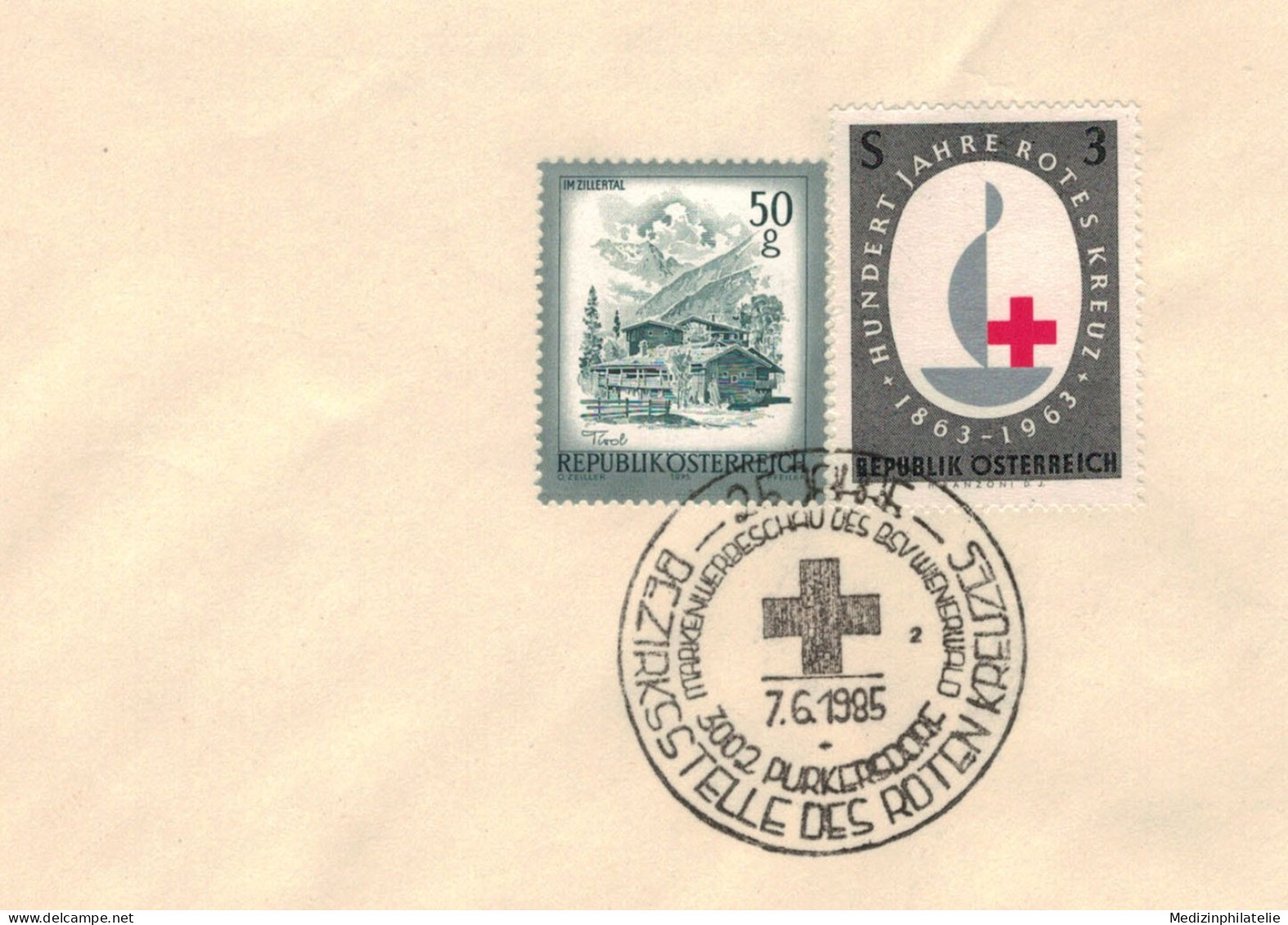 Rotes Kreuz - 3002 Purkersdorf 1985 Wienerwald - Bezirksstelle - First Aid