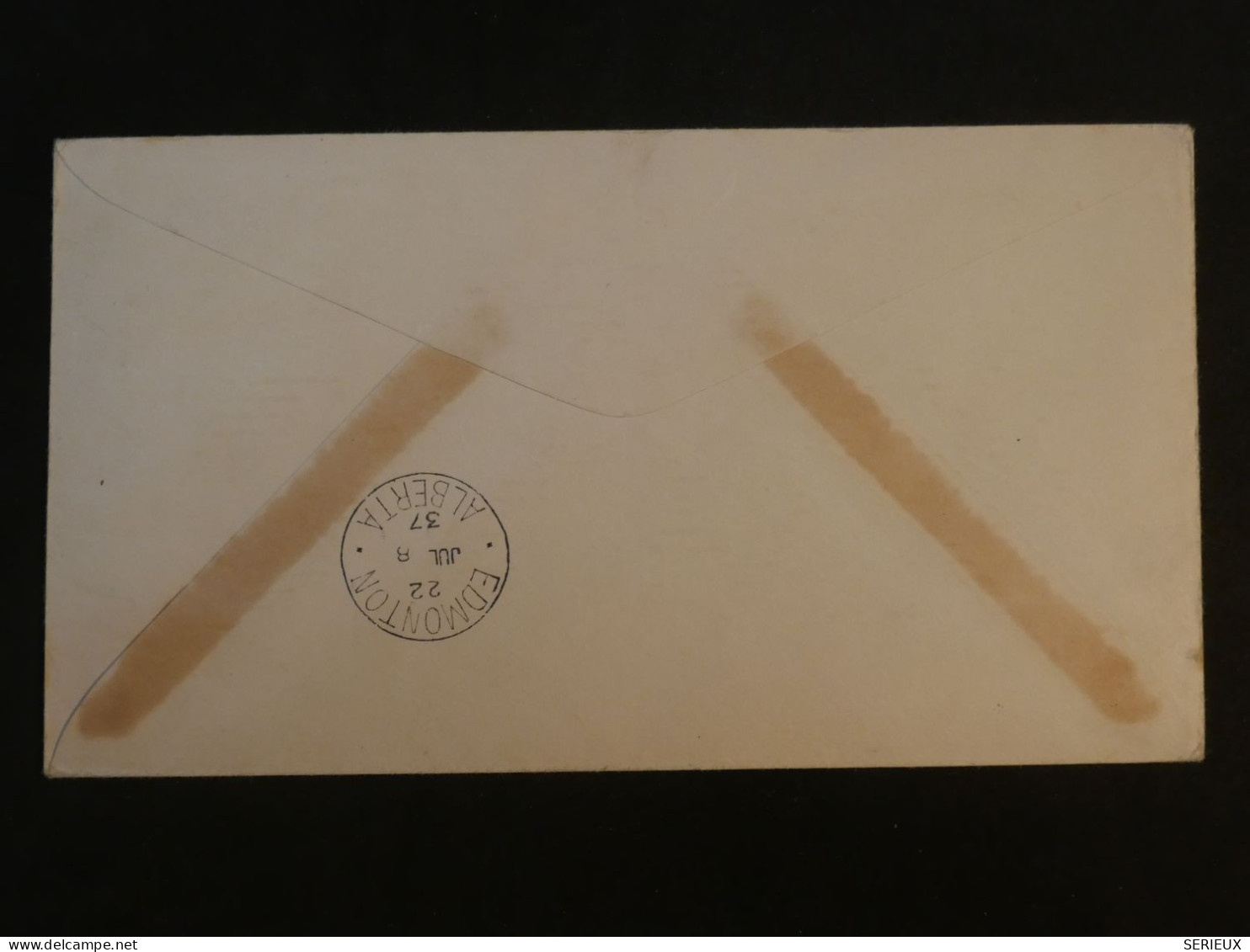 T42 CANADA BELLE  LETTRE 30 DEC.1937  GRIFFE ROUGE 1ST FLIGHT WHITE HORSE A SPRINGFIELD USA +PA N°4 +AFF. INTERESSANT+ + - Lettres & Documents