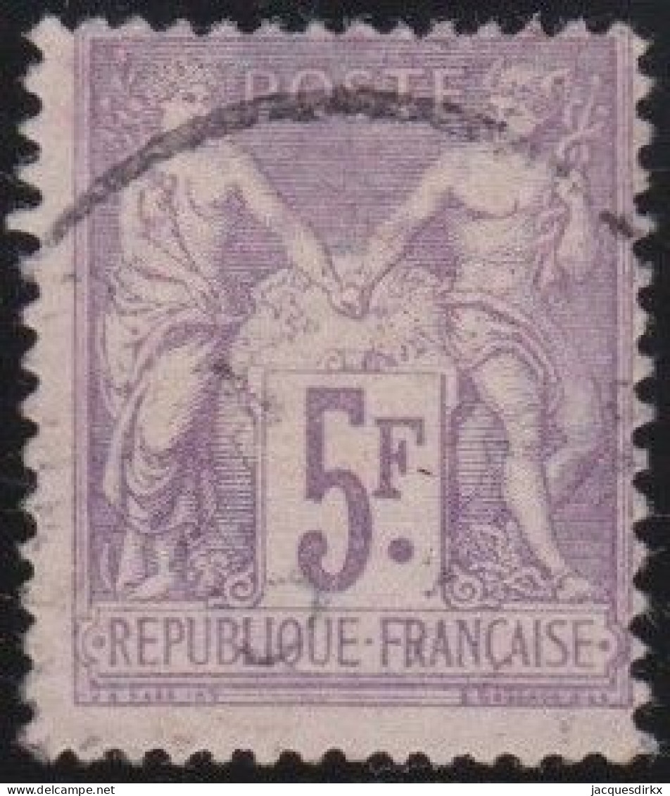 France  .  Y&T   .     95   (2 Scans)       .   O     .    Oblitéré - 1876-1898 Sage (Type II)