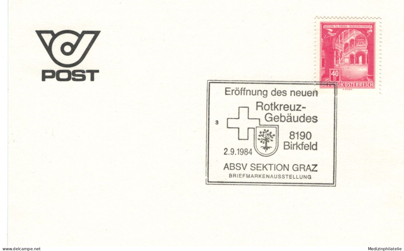 Rotes Kreuz - 8190 Birkfeld 1984 Gebäude Spittal Drau - Primeros Auxilios