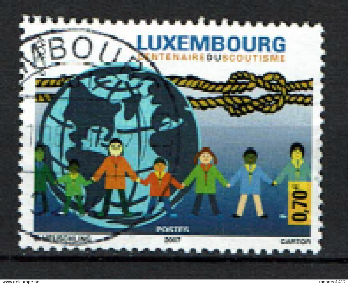Luxembourg 2007 - YT 1701 - Europa, Scoutisme - Usati