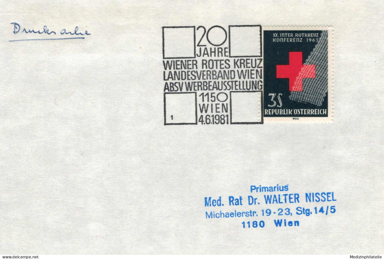 Rotes Kreuz - 1150 Wien 1981 - Landes-Verband - Secourisme