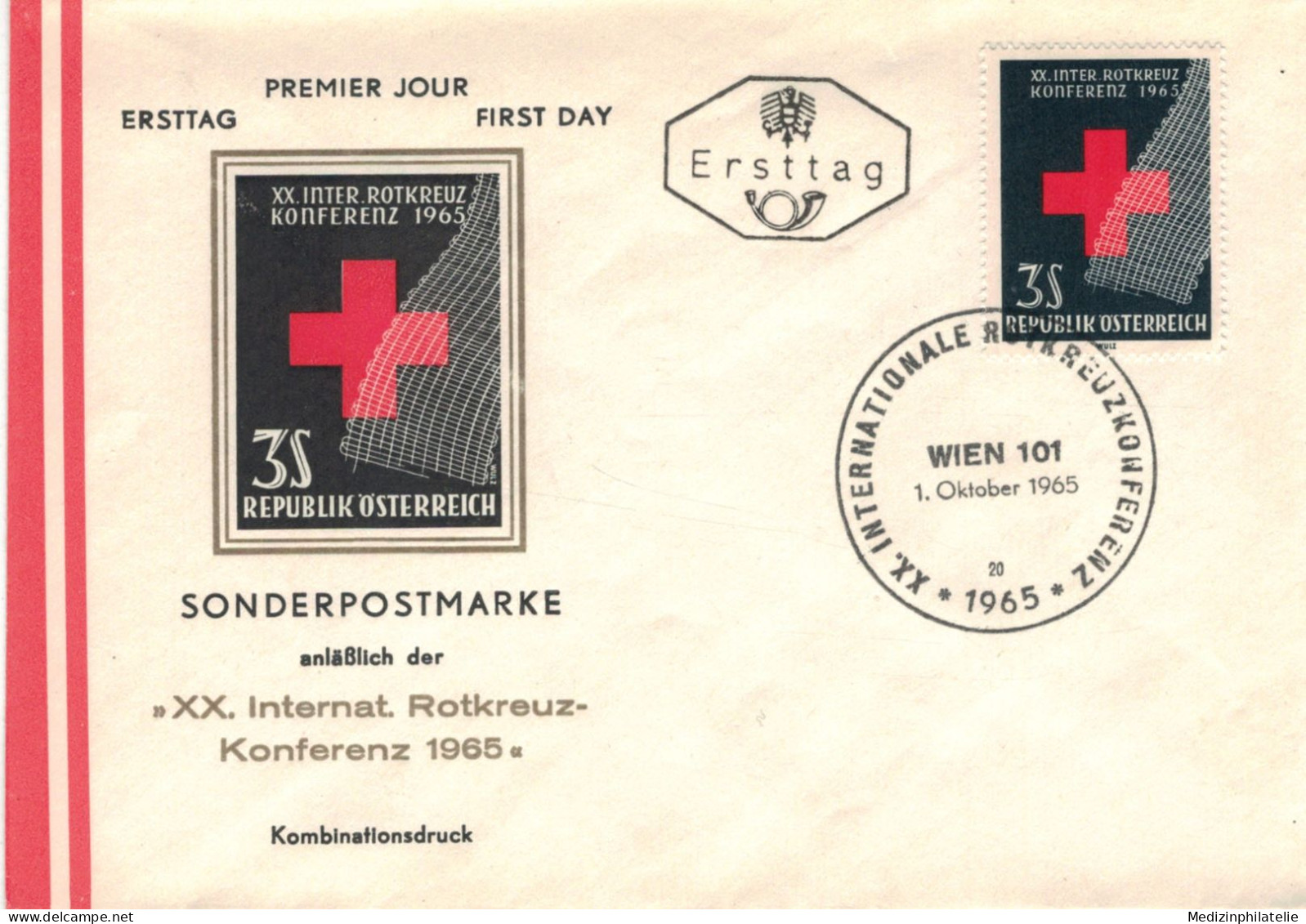 Rotes Kreuz - Wien 1965 - Konferenz - Erste Hilfe