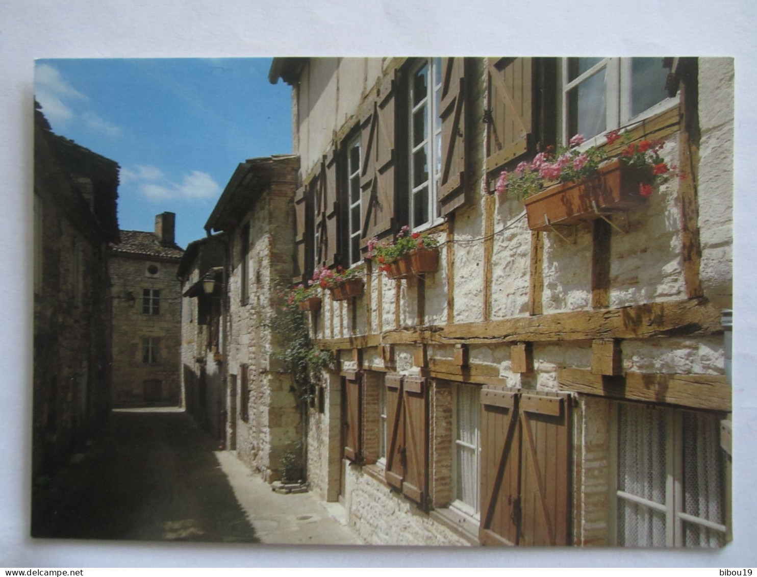 CPA   MONTPEZAT DE QUERCY MAISONS ANCIENNES - Montpezat De Quercy