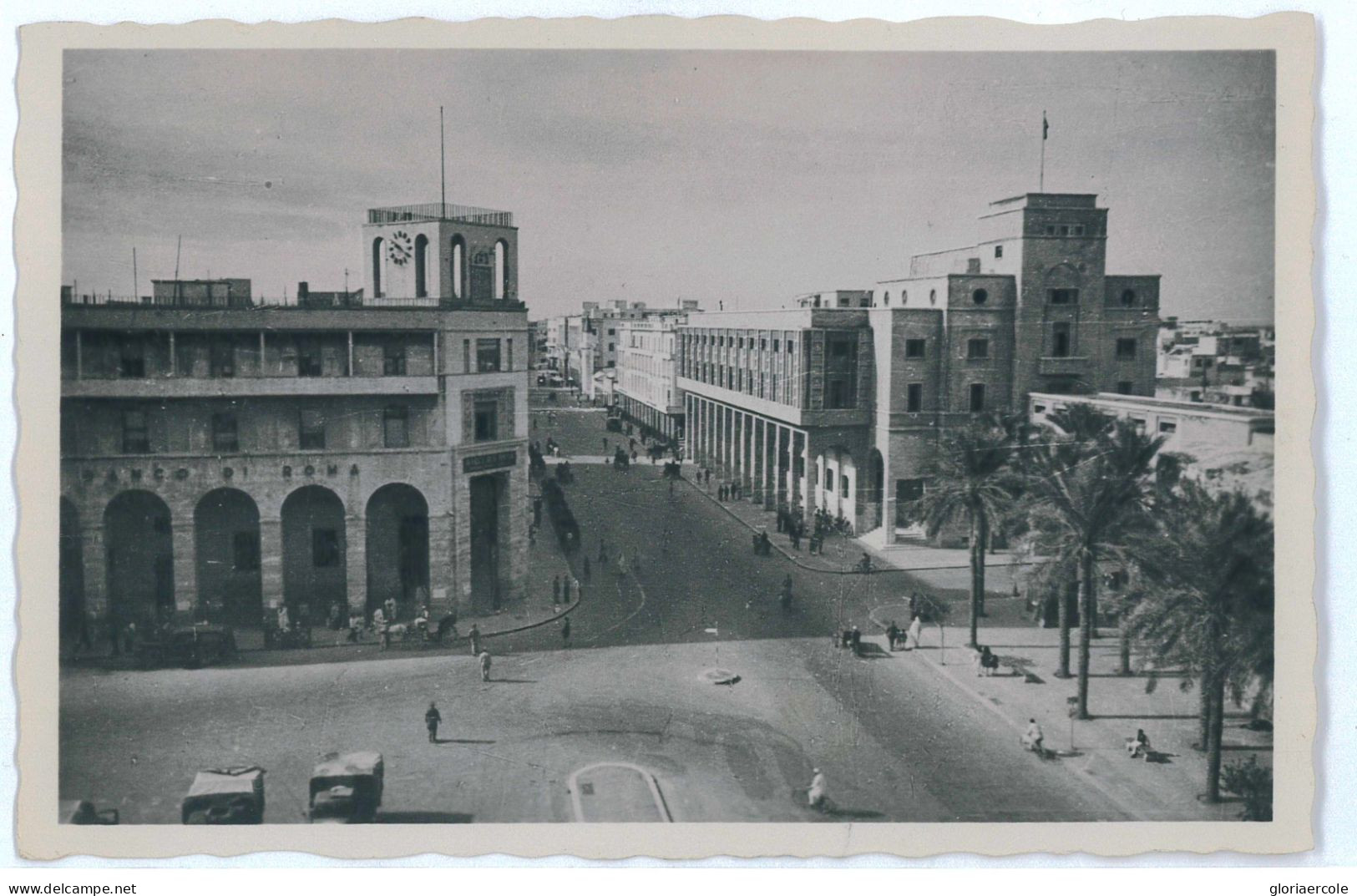 P2519 - ITALIA LIBIA, BRITISH OCCUPATION, POST CARD 11.2.1947 TO VERY RARE DESTINATION, MALTA!!!!!!! - British Occ. MEF