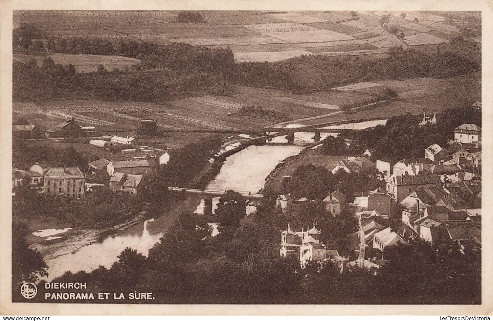 LUXEMBOURG - Diekirch - Panorama Et La Sure - Carte Postale Ancienne - Diekirch