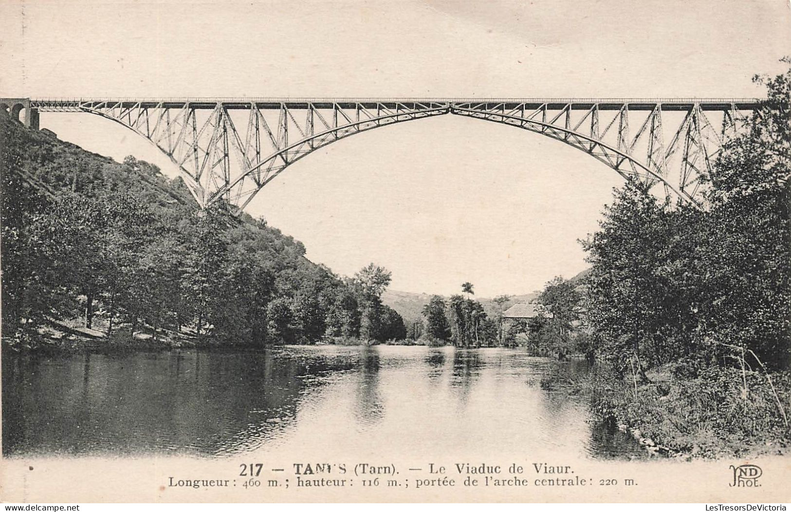 FRANCE - Tanus - Le Viaduc De Viaur - Portée De L'arche Centrale - Carte Postale Ancienne - Sonstige & Ohne Zuordnung