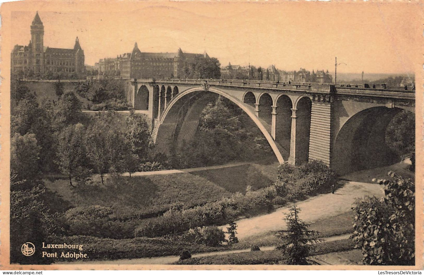 LUXEMBOURG - Luxembourg Ville - Pont Adolphe - Carte Postale Ancienne - Luxemburgo - Ciudad