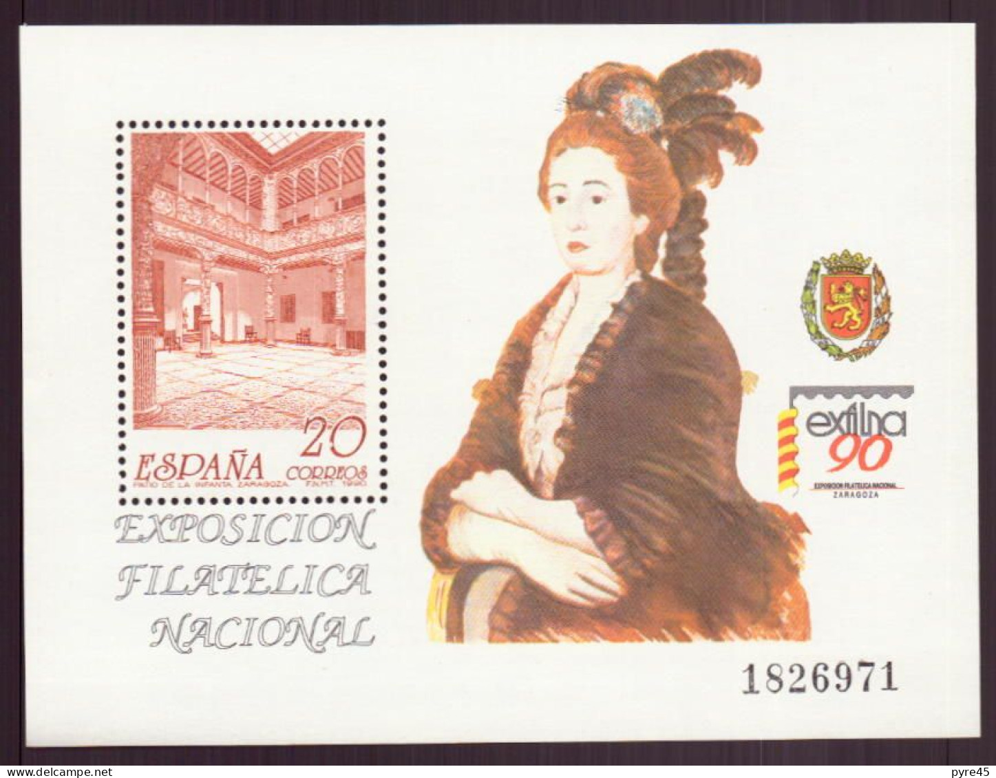 Espagne, 1990 Et 1991, BF N° 42, 43 Et 45 ** " Exposition Philatélique " - Blocs & Hojas