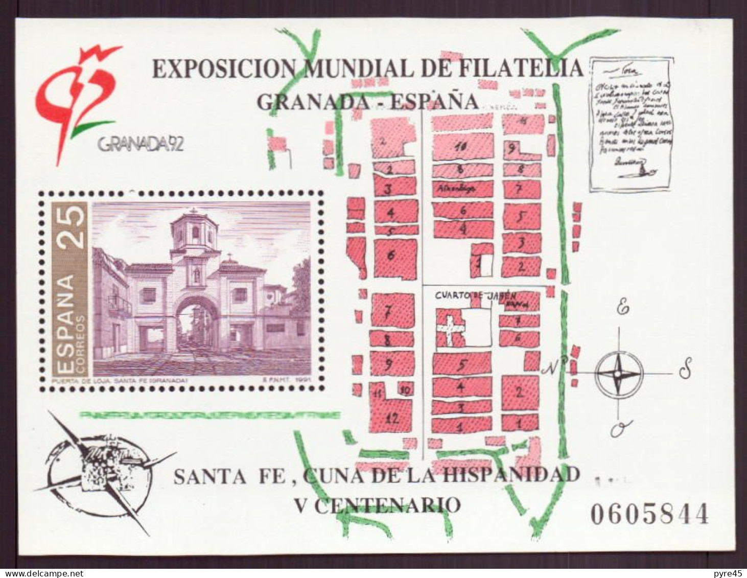 Espagne, 1990 Et 1991, BF N° 42, 43 Et 45 ** " Exposition Philatélique " - Blocs & Hojas