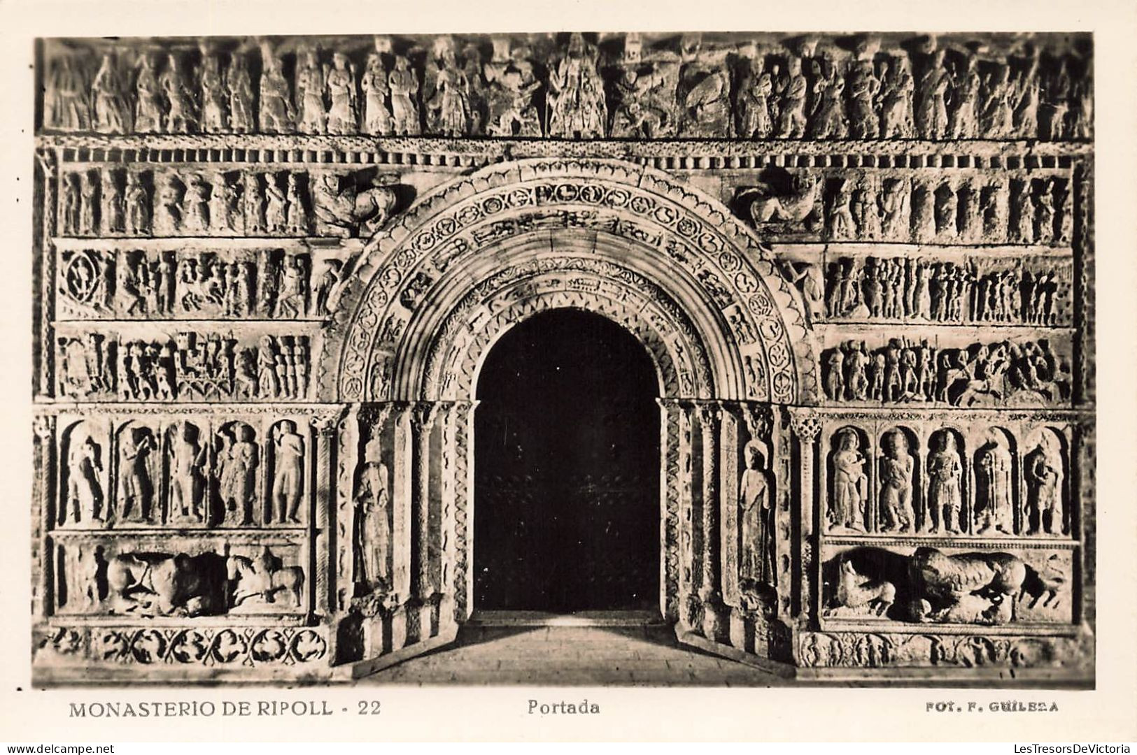 ESPAGNE - Monastère De Ripoll - Portada - Carte Postale Ancienne - Gerona
