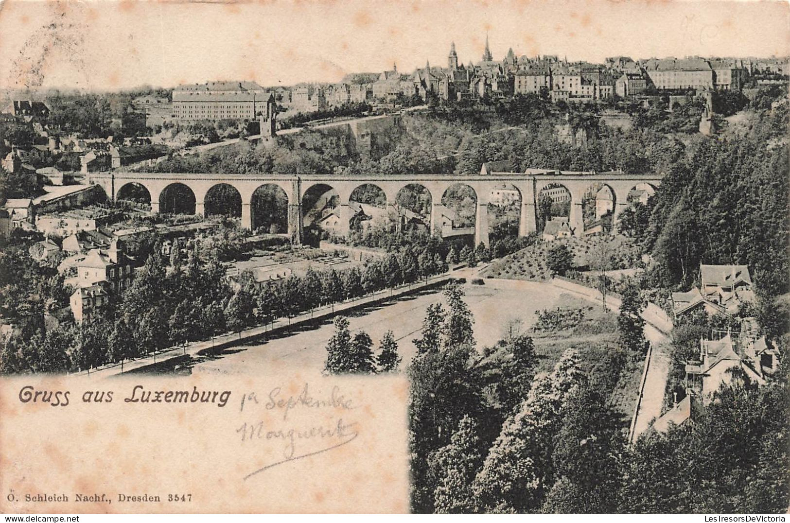 LUXEMBOURG - Luxembourg - Gruss Aus Luxemburg - Carte Postale Ancienne - Luxemburgo - Ciudad