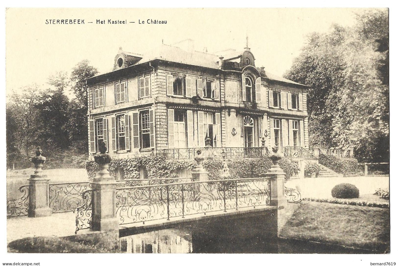 Belgique  -  Sterrebeek  -  Le Chateau- Het  Kasteel -  M Maurice  Wenpret Et Mme Nee Graux - Zaventem