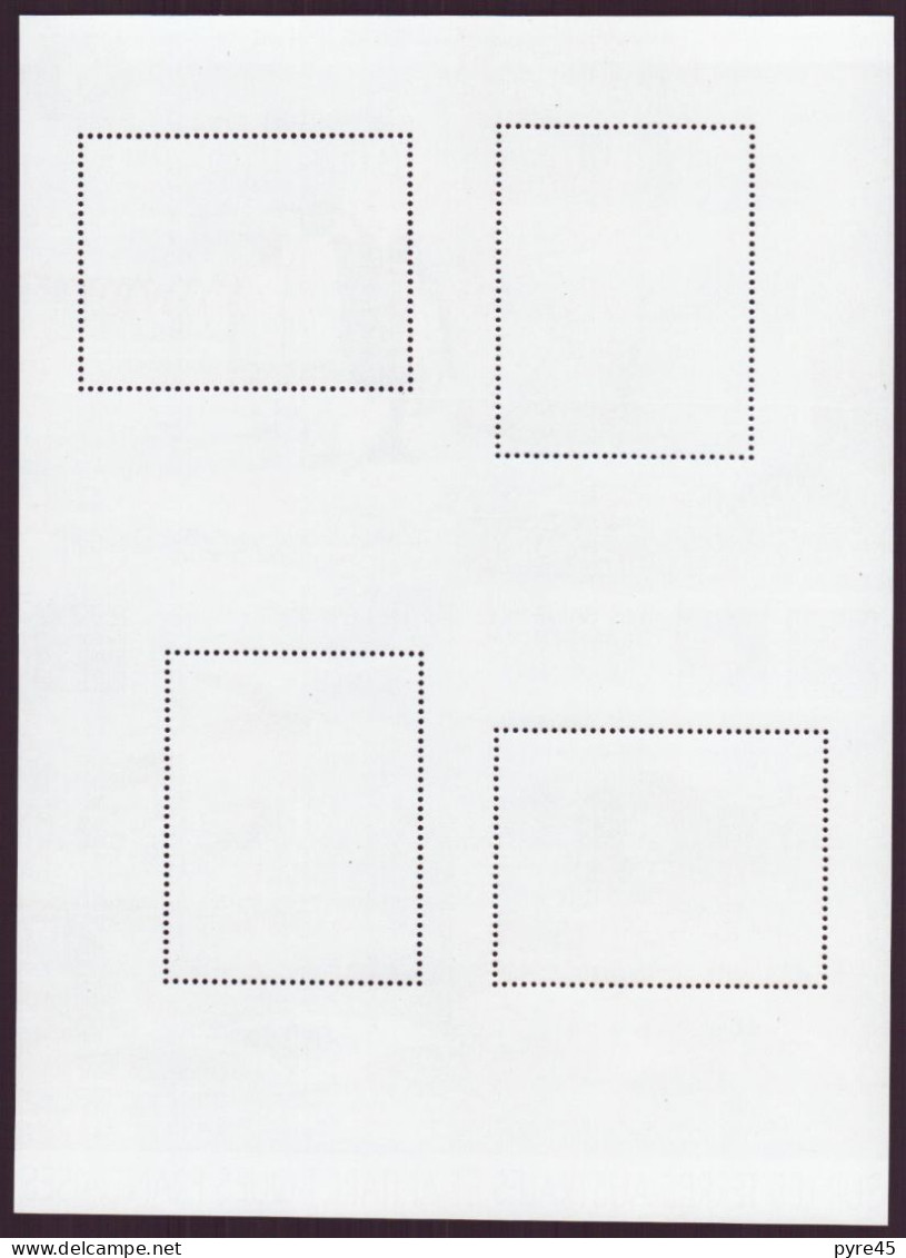 TAAF, 2001, BF N° 5 ** " Les Animaux " ( Côte 13€ ) - Blocks & Kleinbögen