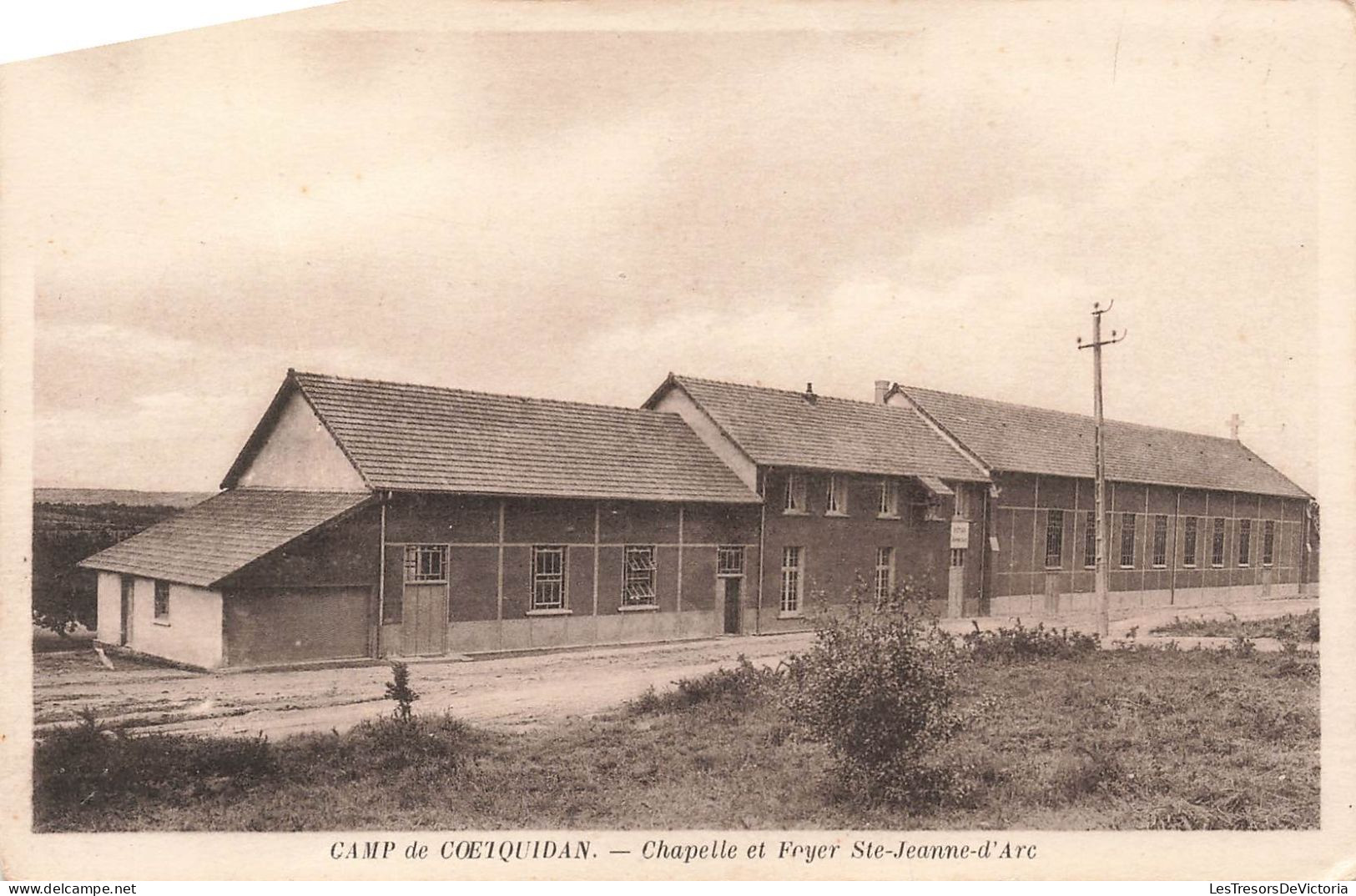 FRANCE - Camp Coëtquidan - Chapelle Et Foyer Sainte-Jeanne-d'Arc - Carte Postale Ancienne - Other & Unclassified