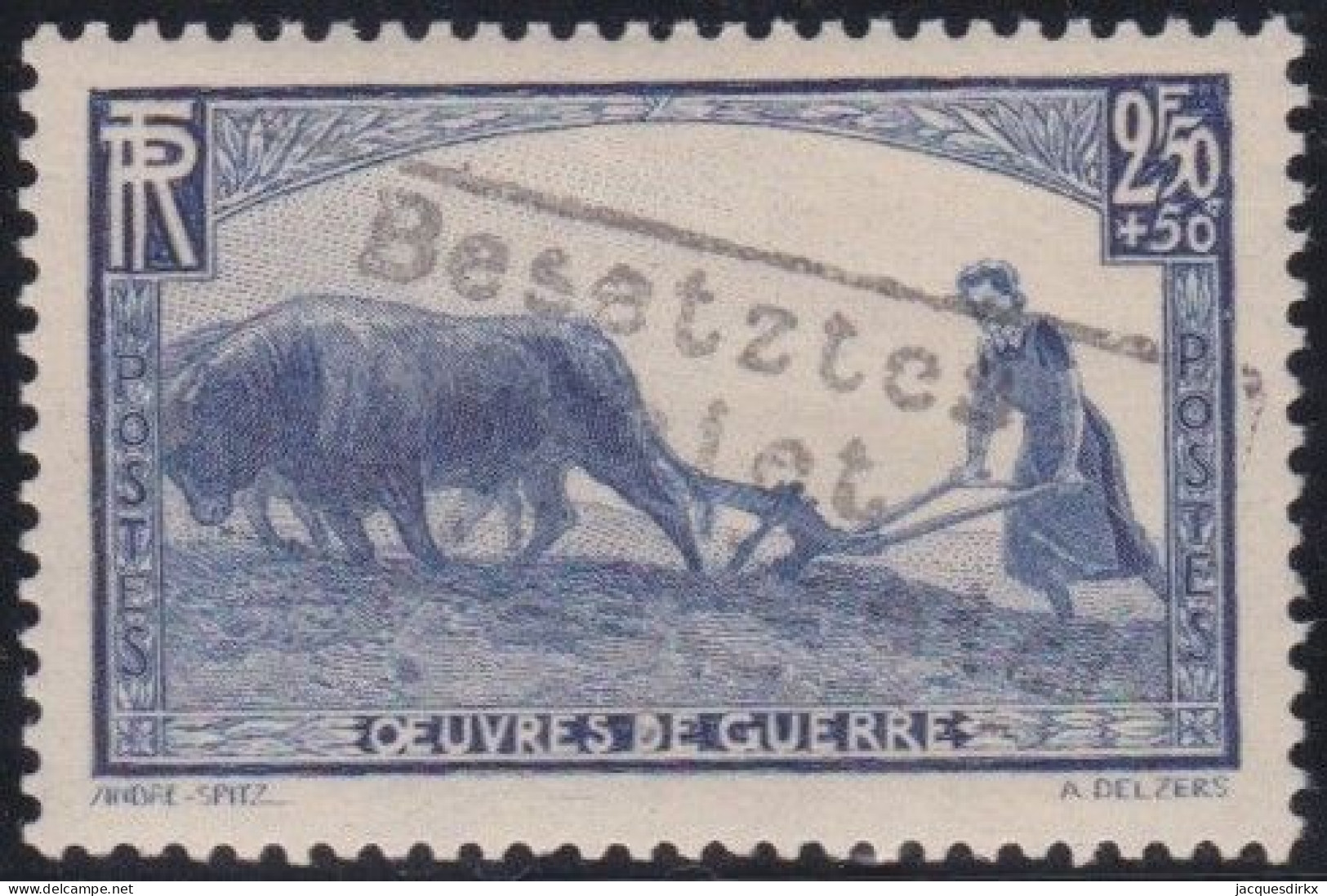 France  .  Y&T   .    Timbre (2 Scans)  .  Besetzses Gebiet     .   *     .    Neuf Avec Gomme - War Stamps
