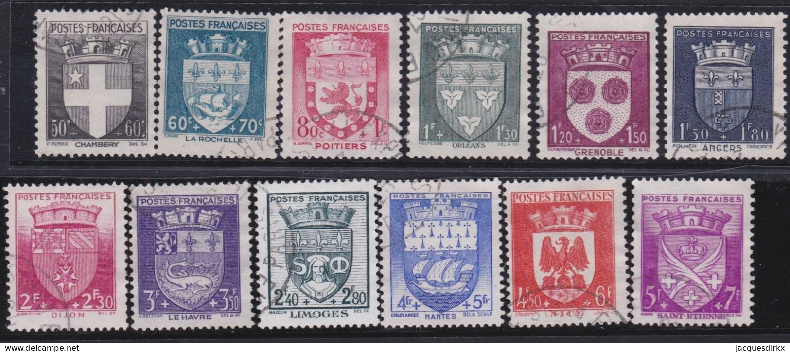 France  .  Y&T   .    553/564     .   O      .    Oblitéré - Used Stamps