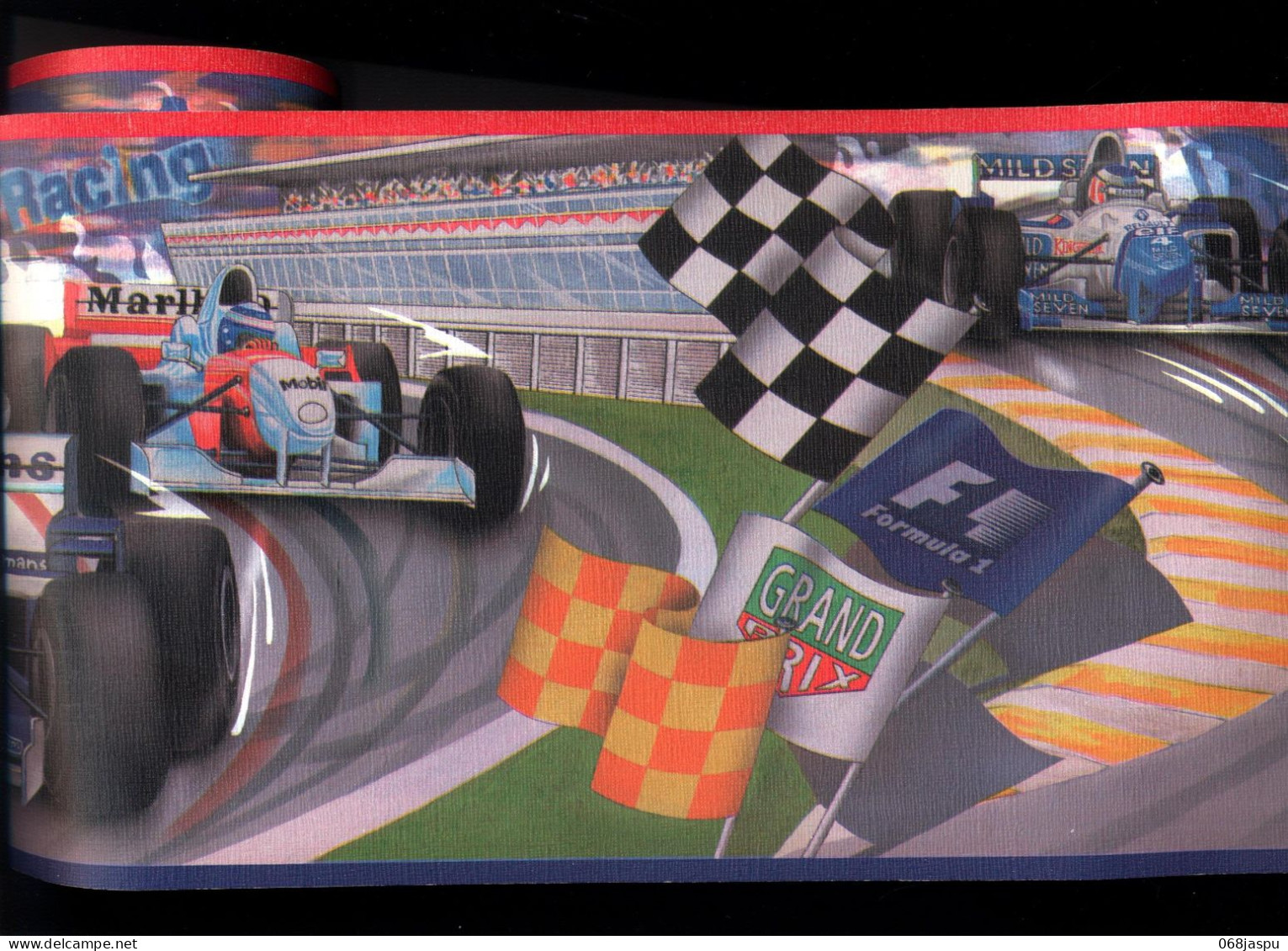 Frise Pour Tapisserie - Car Racing - F1