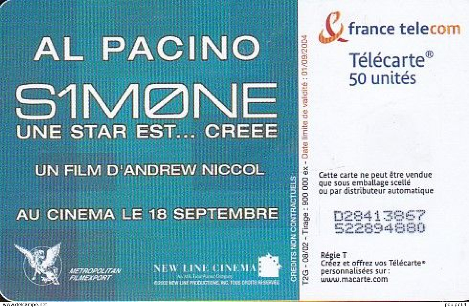 F1234A  08/2002 - SIMONE 1 - 50 OB2 - 2002