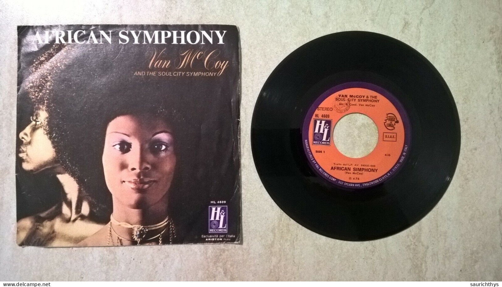Vinile 45 Giri - Van McCoy And The Soul City Symphony - African Symphony - Soul - R&B