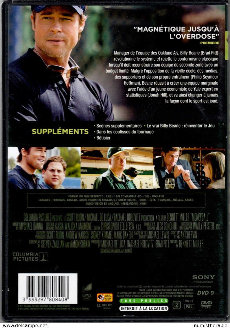 DVD Film Baseball 2011 : Le Stratège (Moneyball) : Brad Pitt - Sport