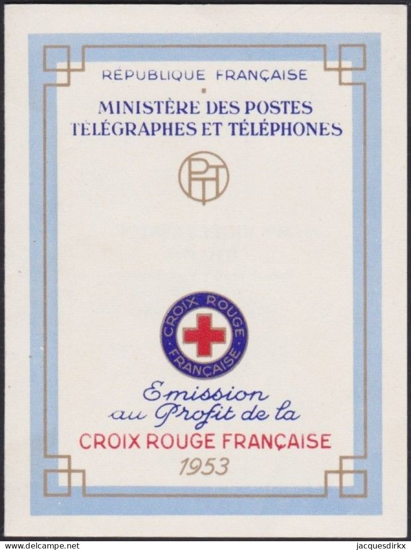 France  .  Y&T   .    C 2002 (2 Scans)  . Plié Au Millieu     .   **   .    Neuf Avec Gomme Et SANS Charnière - Rotes Kreuz