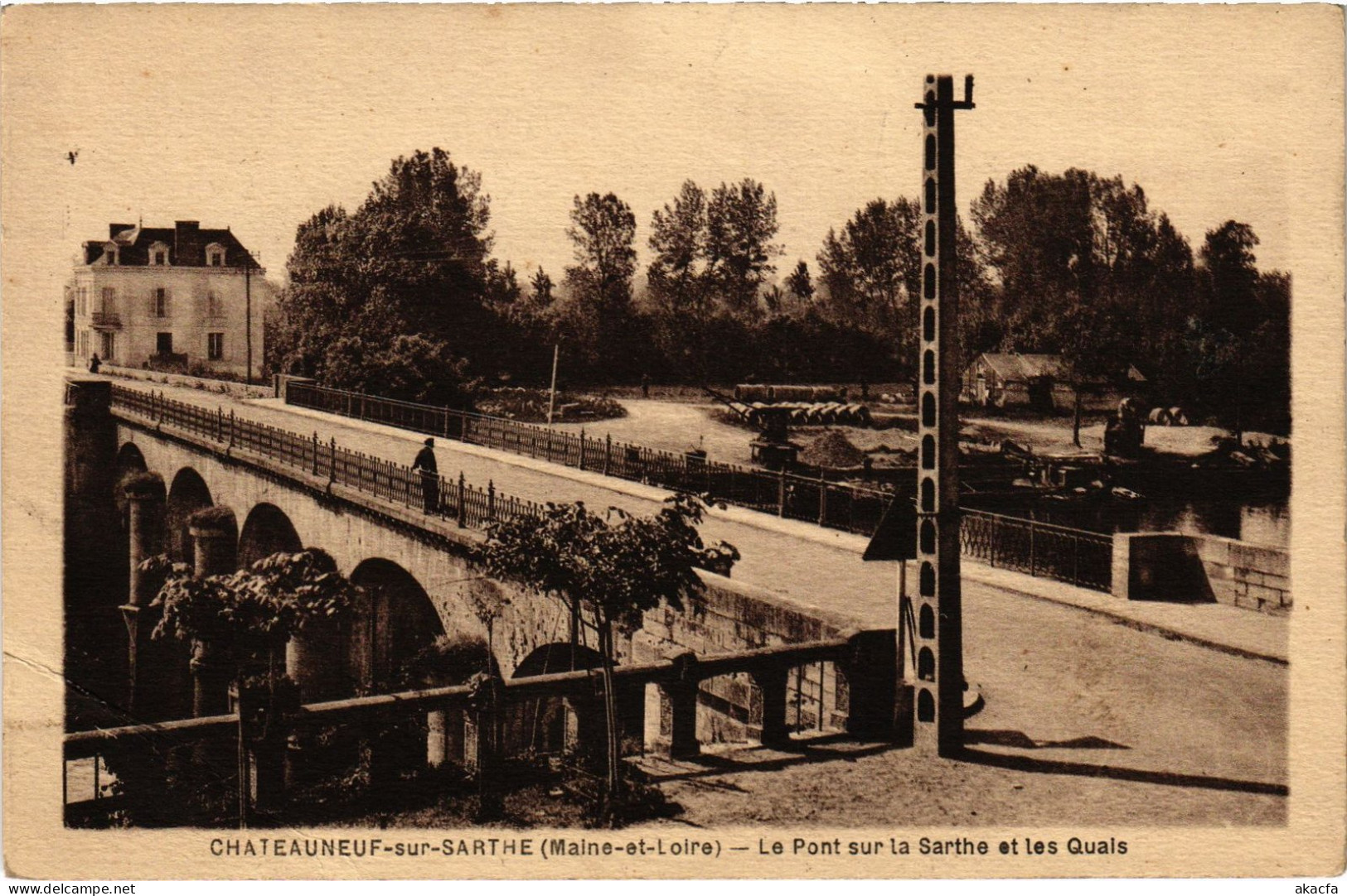 CPA Chateauneuf-sur-Sarthe Le Pont (1180562) - Chateauneuf Sur Sarthe